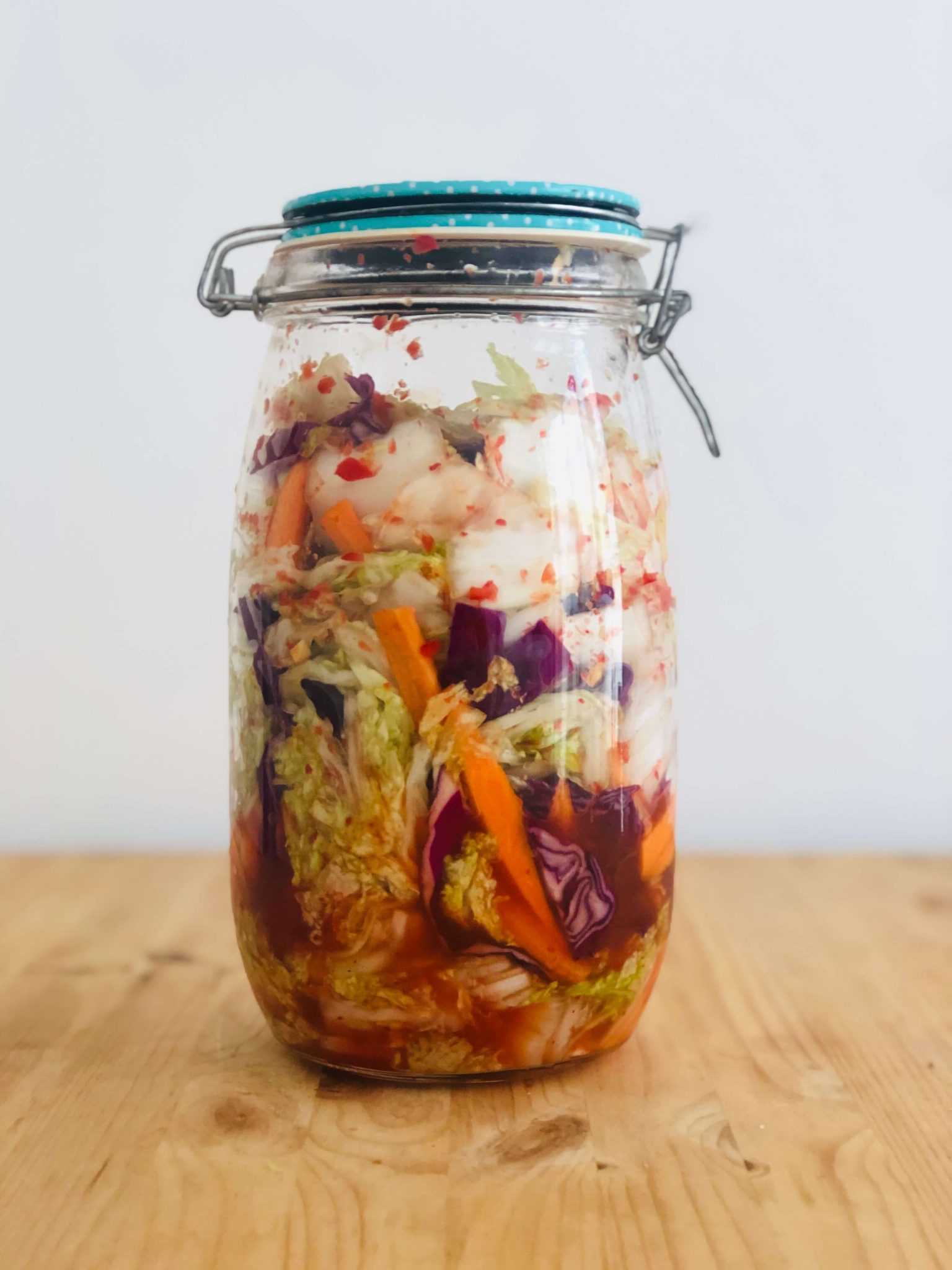 Receita de Kimchi tradicional + simples + vegan